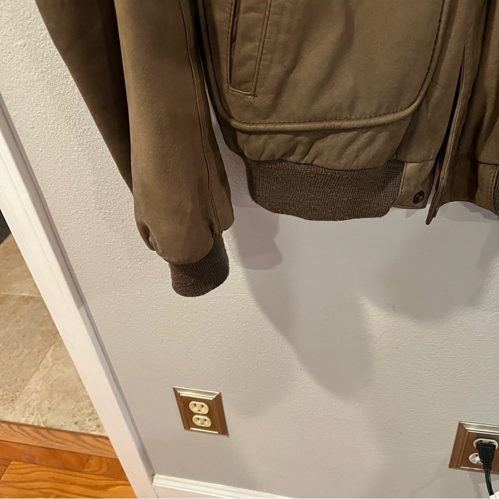 Vintage Structure leather Jacket - Picture 6 of 10